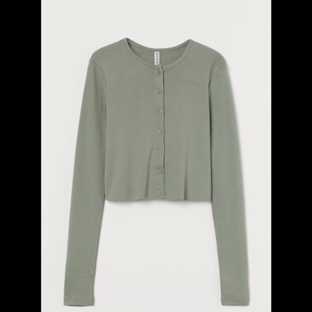 H&M Button-front Cardigan